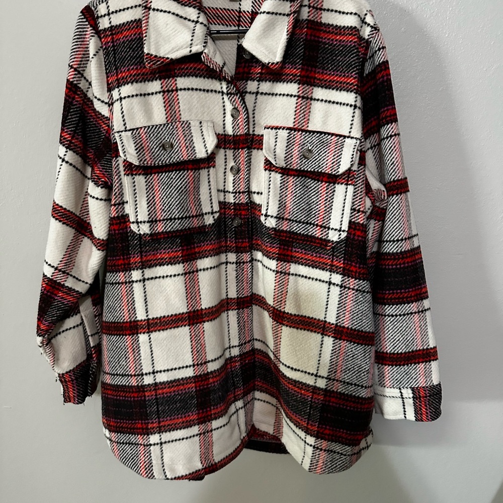 Universal Thread Plaid Shacket - Size Large - image 3